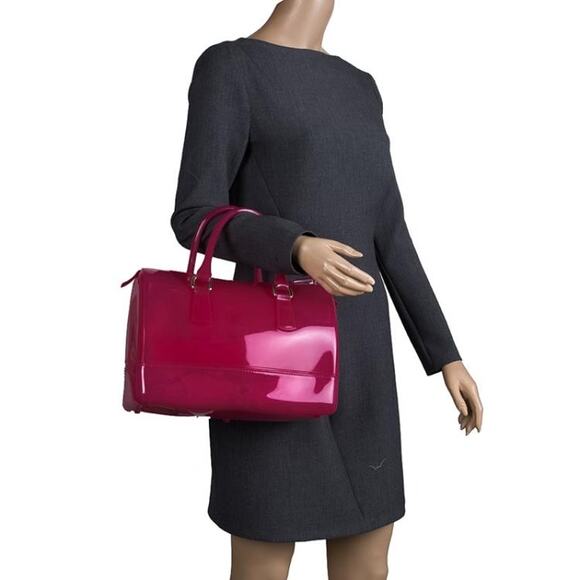 Furla Rubber Candy Boston Bag Pristine - Picture 6 of 9